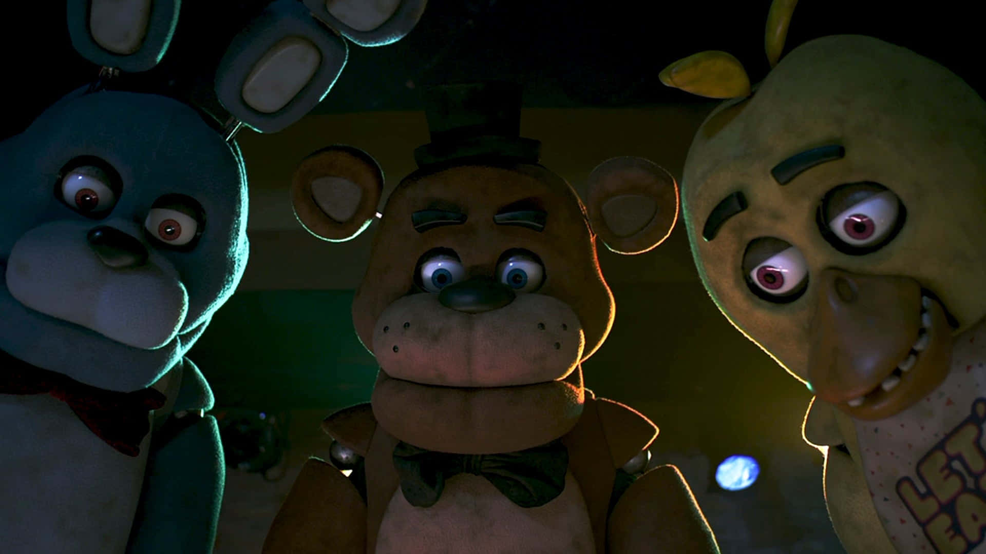 Fnaf_ Movie_ Animated_ Characters_ Closeup Wallpaper