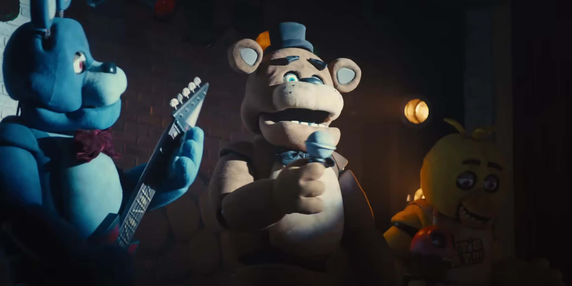 Fnaf Film Animatronisk Band Bakgrunnsbildet