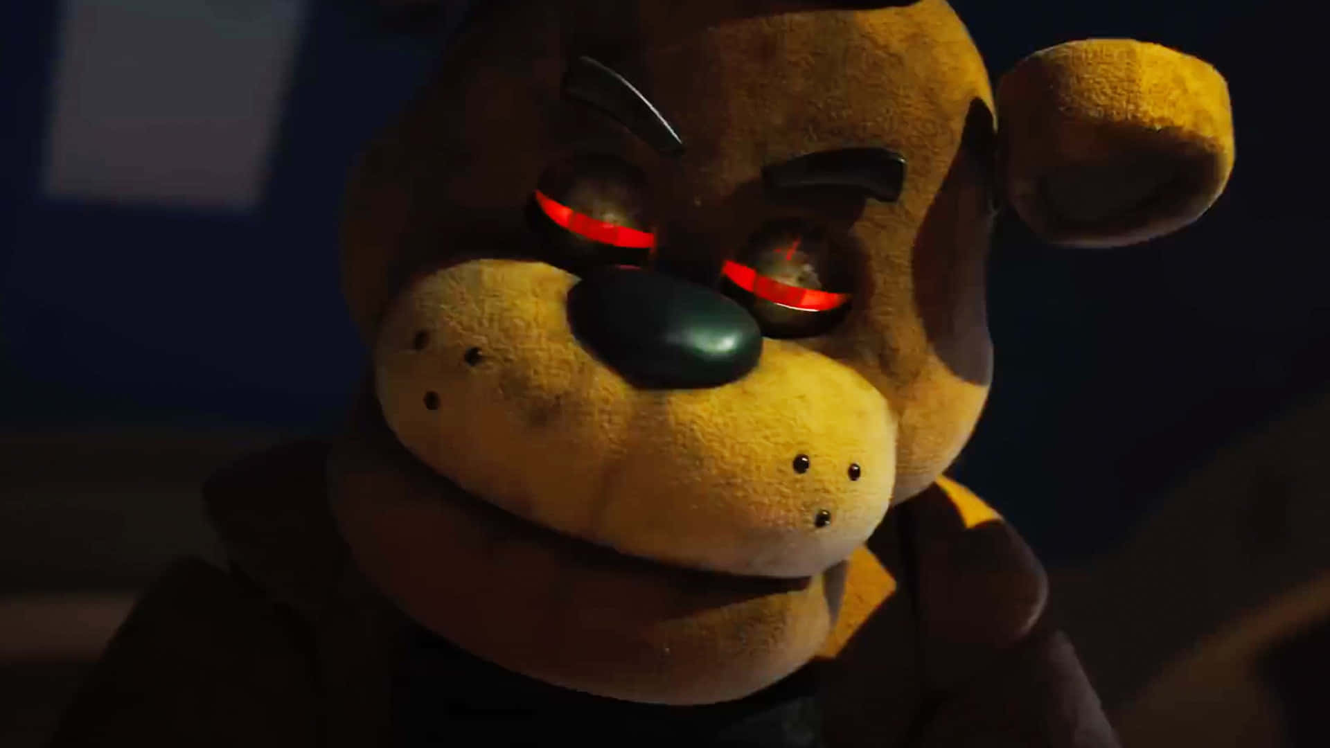 Fnaf Movie Freddy Fazbear Closeup Wallpaper