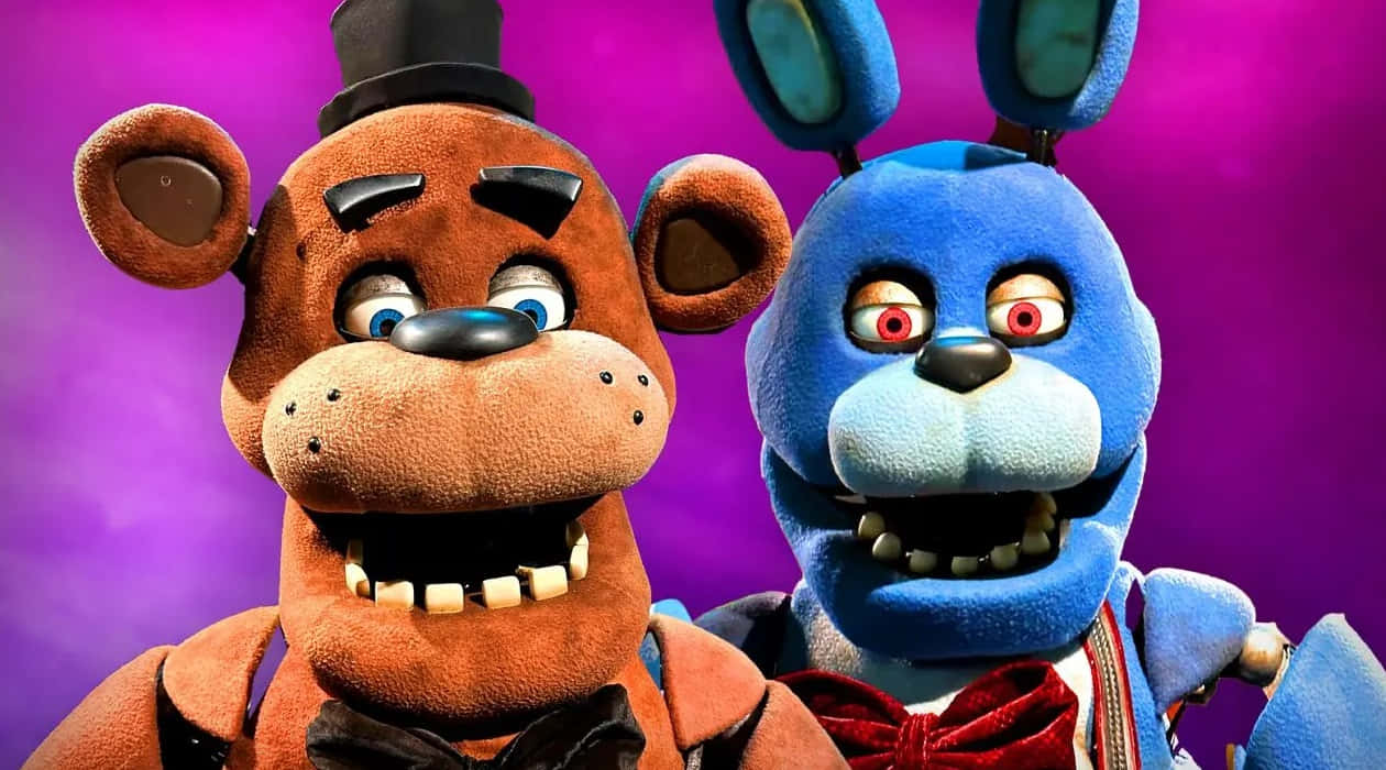 Fnaf Film Freddy Og Bonnie Bakgrunnsbildet