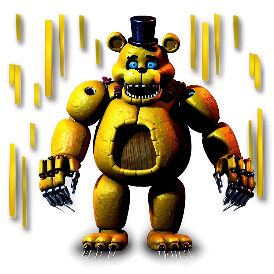 Download Fnaf Nightmare Fredbear Png 05212024 | Wallpapers.com