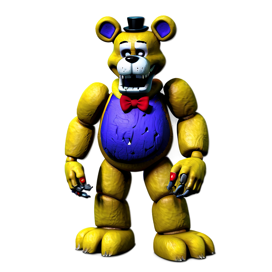 Download Fnaf Nightmare Fredbear Png Uco | Wallpapers.com