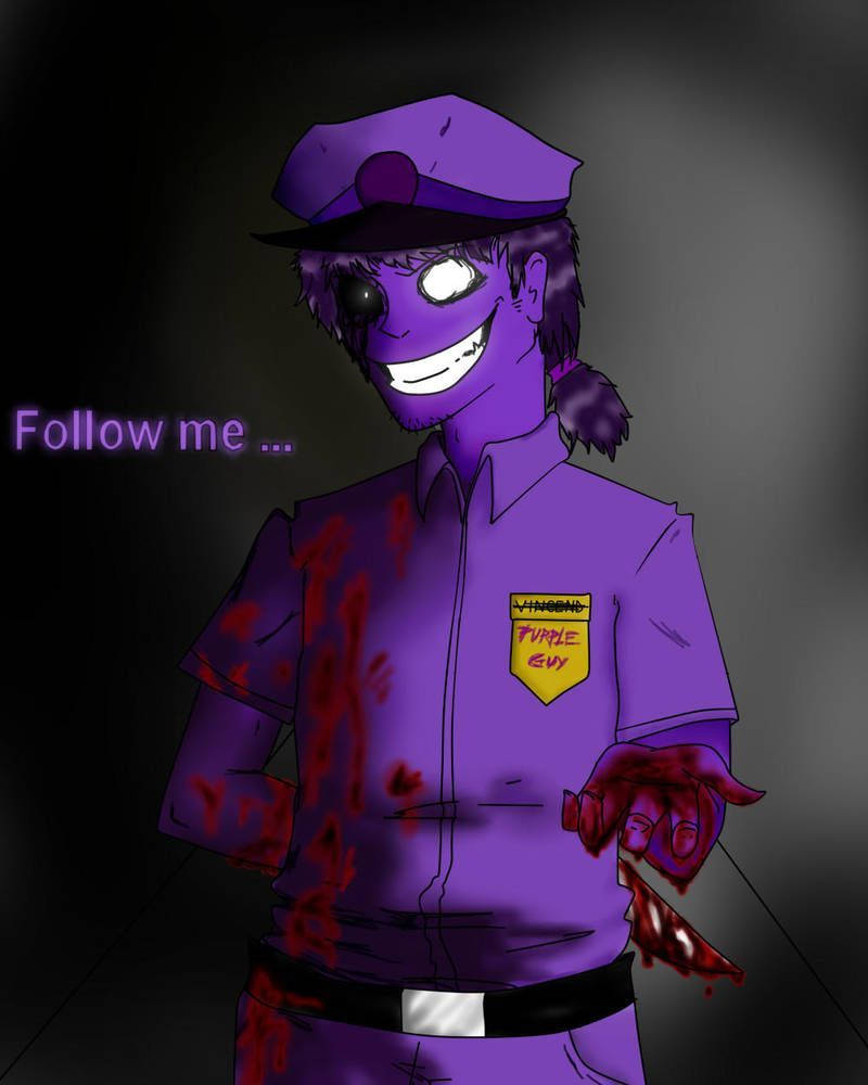 FNAF Purple Guy Follow Me Wallpaper