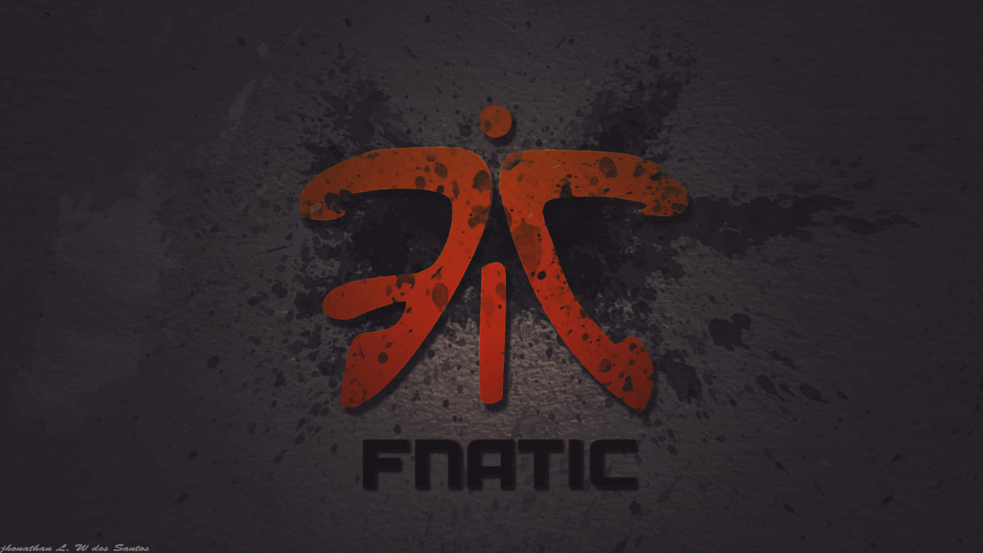 Fnatic Logo Dark Background Wallpaper