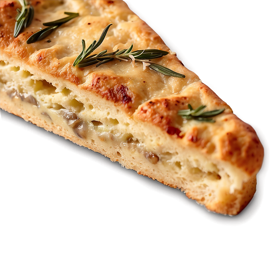 Focaccia Bread Slice Png 40 PNG