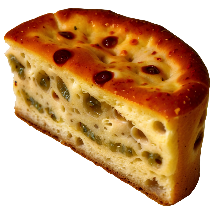 Focaccia Bread Slice Png Cqu PNG