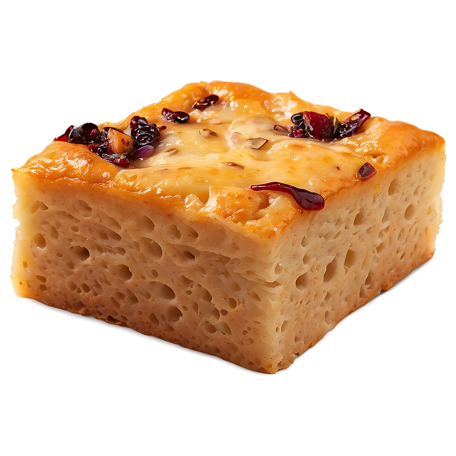 Focaccia Bread Slice Png Qmh91 PNG