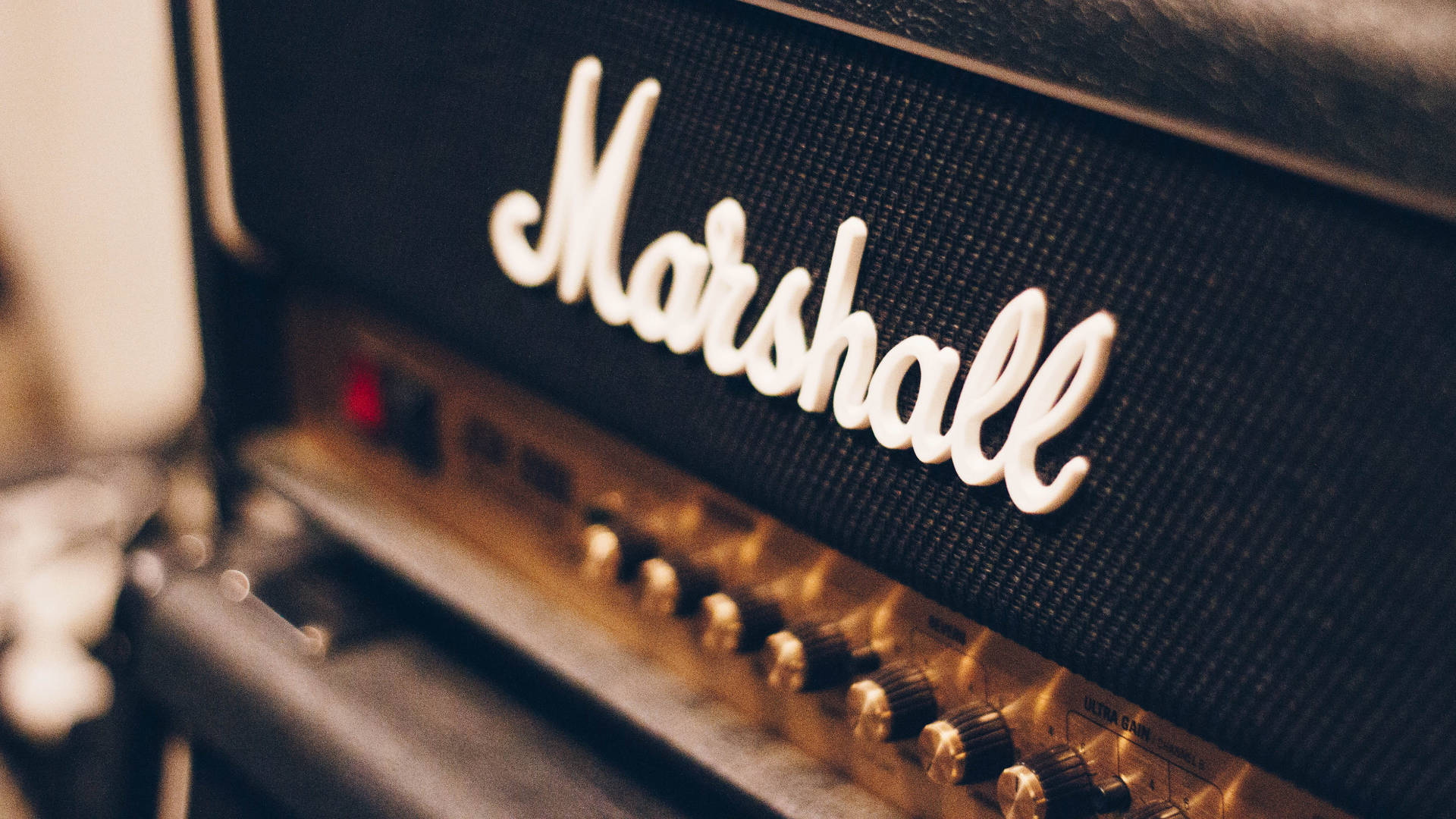 Focus Marshall Amplifier Background