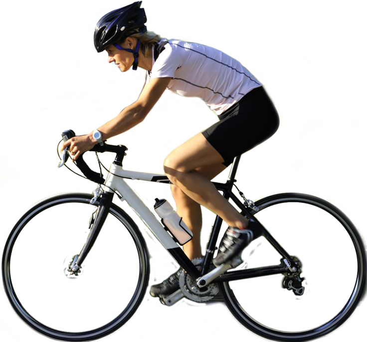 Focused Cyclistin Action.png PNG