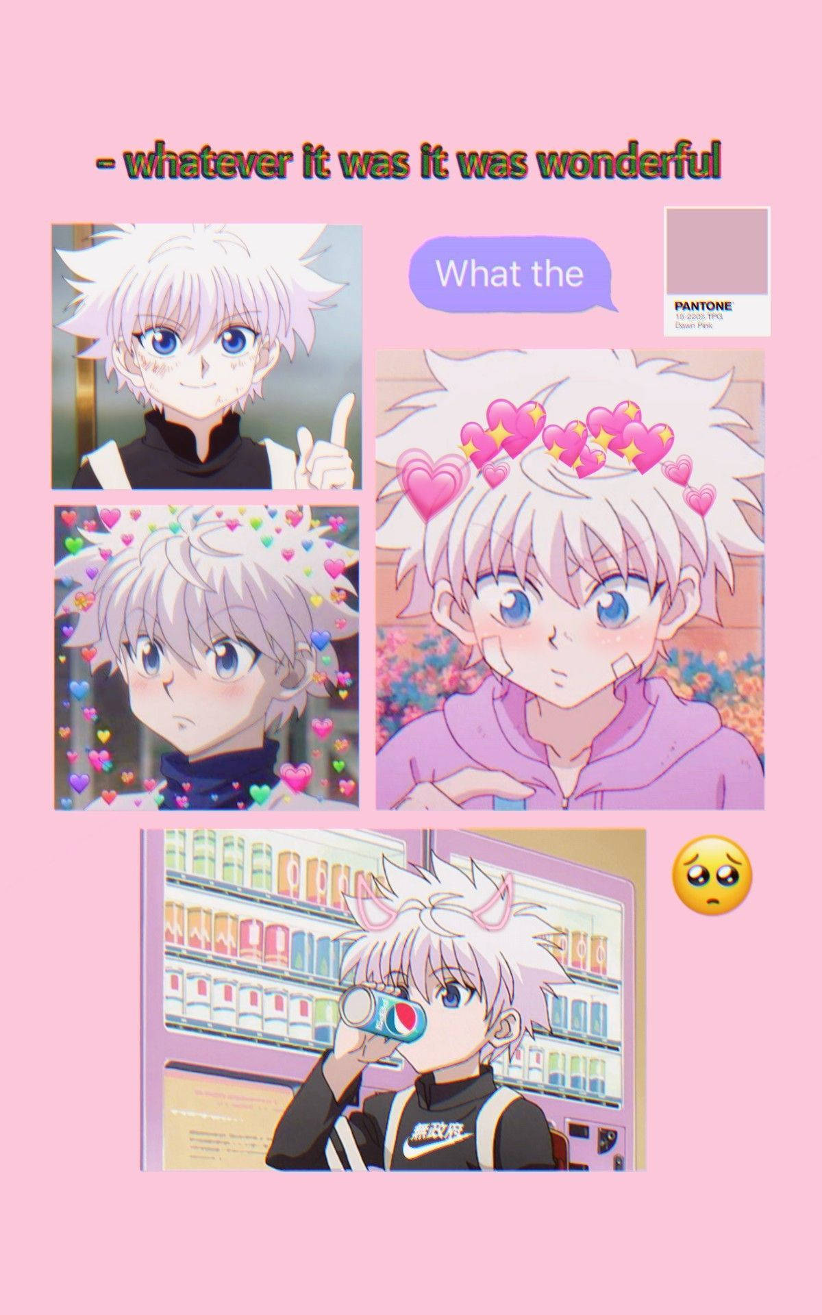 "focused Killua - Master Of Stealth And Style" Wallpaper