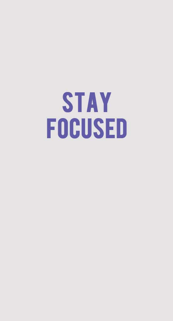 Focused Motivation Wallpaper