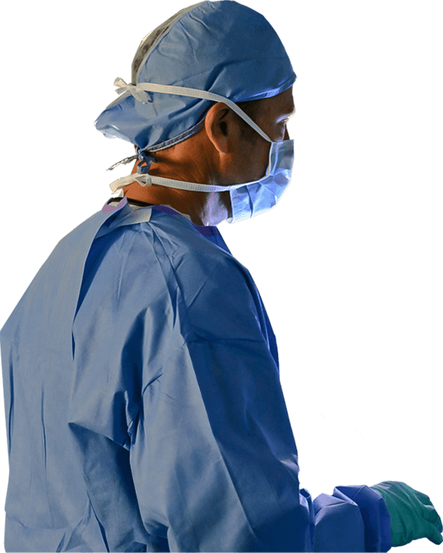 Focused Surgeonin Scrubs PNG
