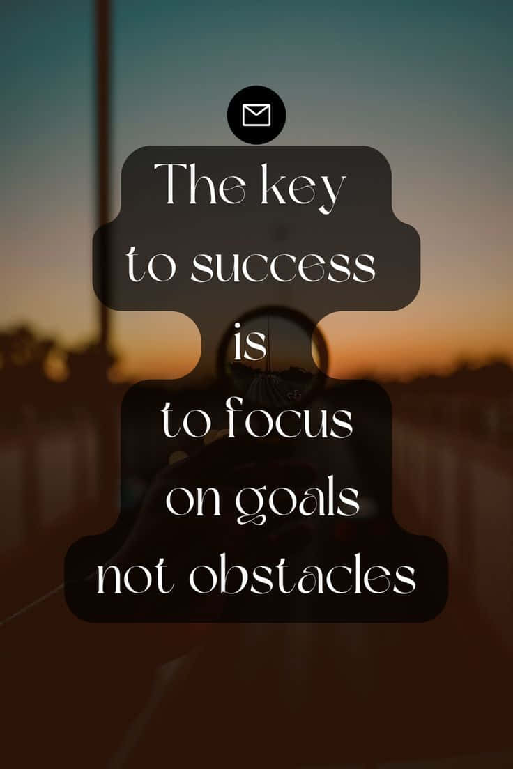 Focuson Goals Success Quote Wallpaper