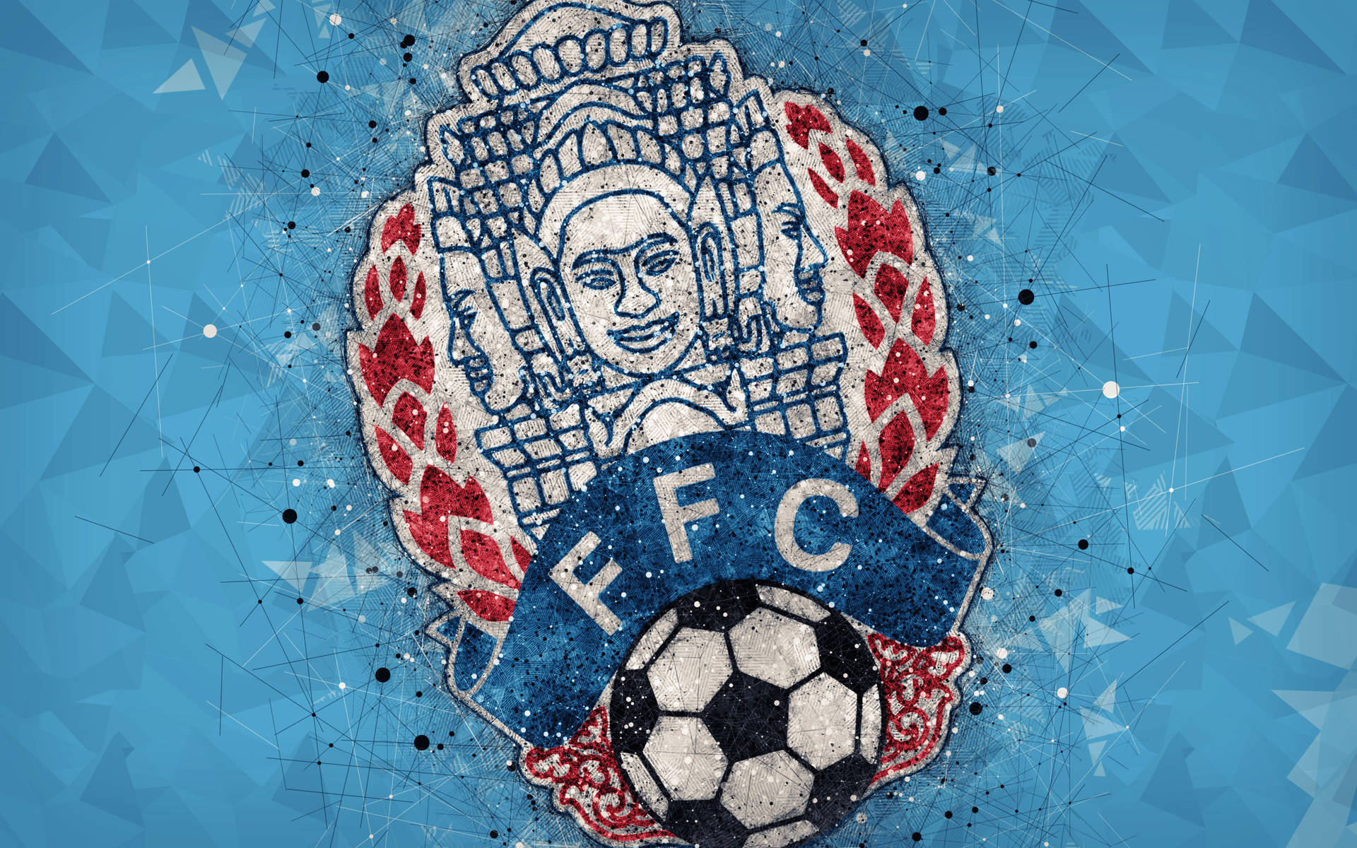 Fodbold Logo Af Cambodja Federation Wallpaper