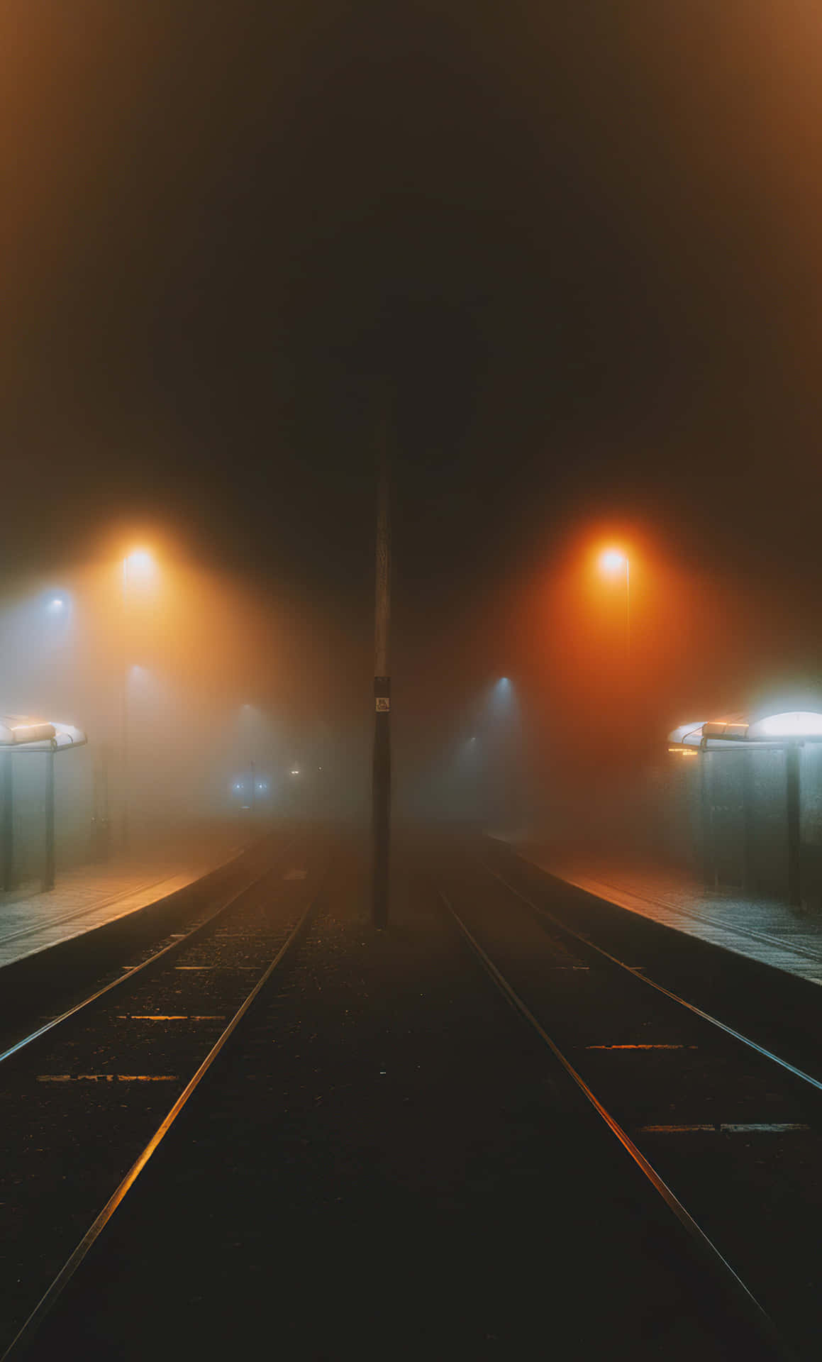 Let your thoughts wander in the foggy aesthetic Wallpaper
