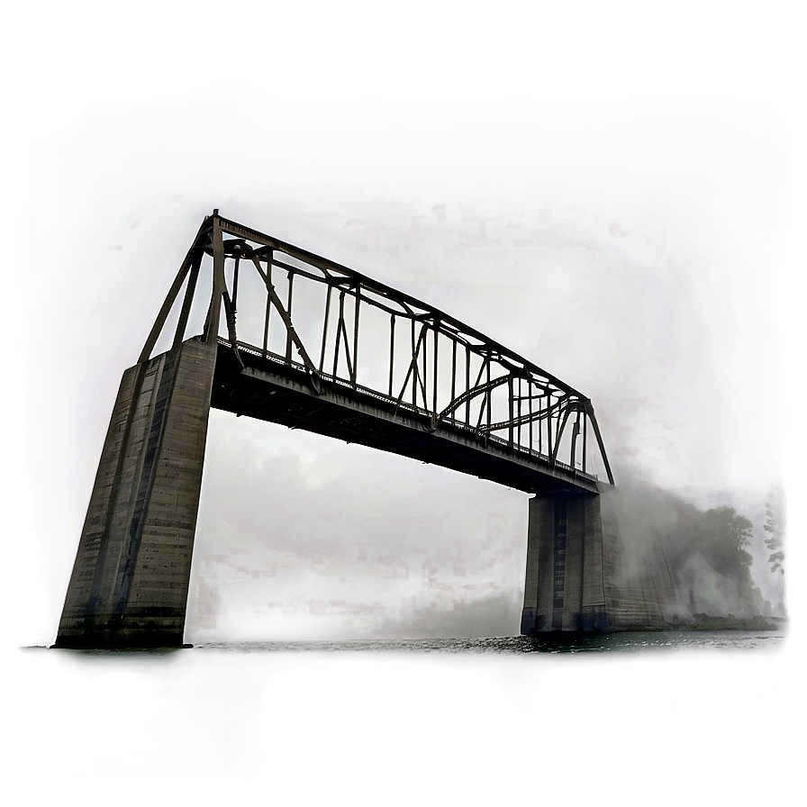 Foggy Bridge Png 05042024 PNG