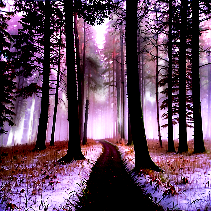 Foggy Forest Path Png 66 PNG