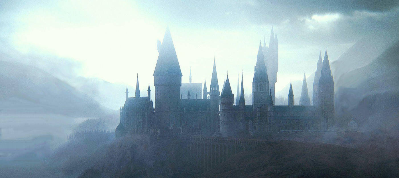 Foggy Hogwarts Harry Potter iPad Wallpaper
