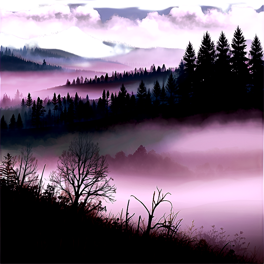 Foggy Landscape Transparent Png 87 PNG