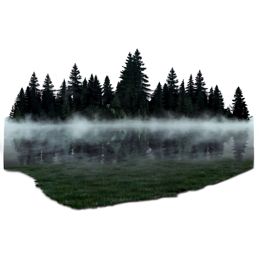 Foggy Landscape Transparent Png Lrp86 PNG