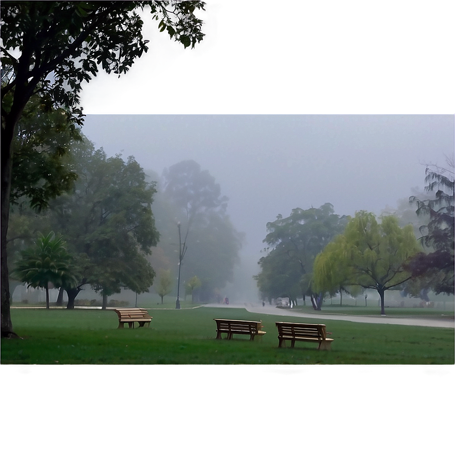 Foggy Park Png 91 PNG