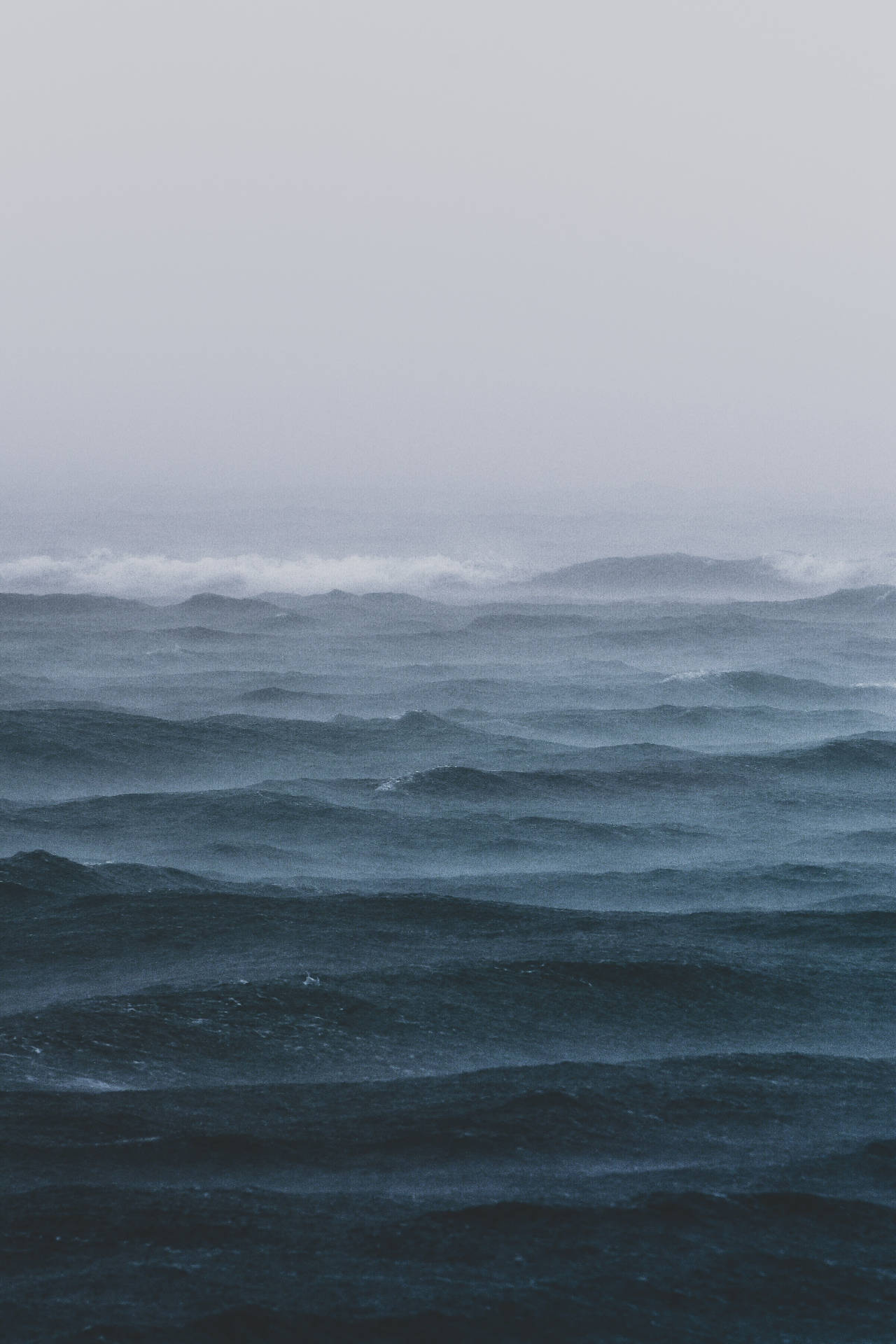 Nieblaen El Mar, Olas De Tormenta. Fondo de pantalla