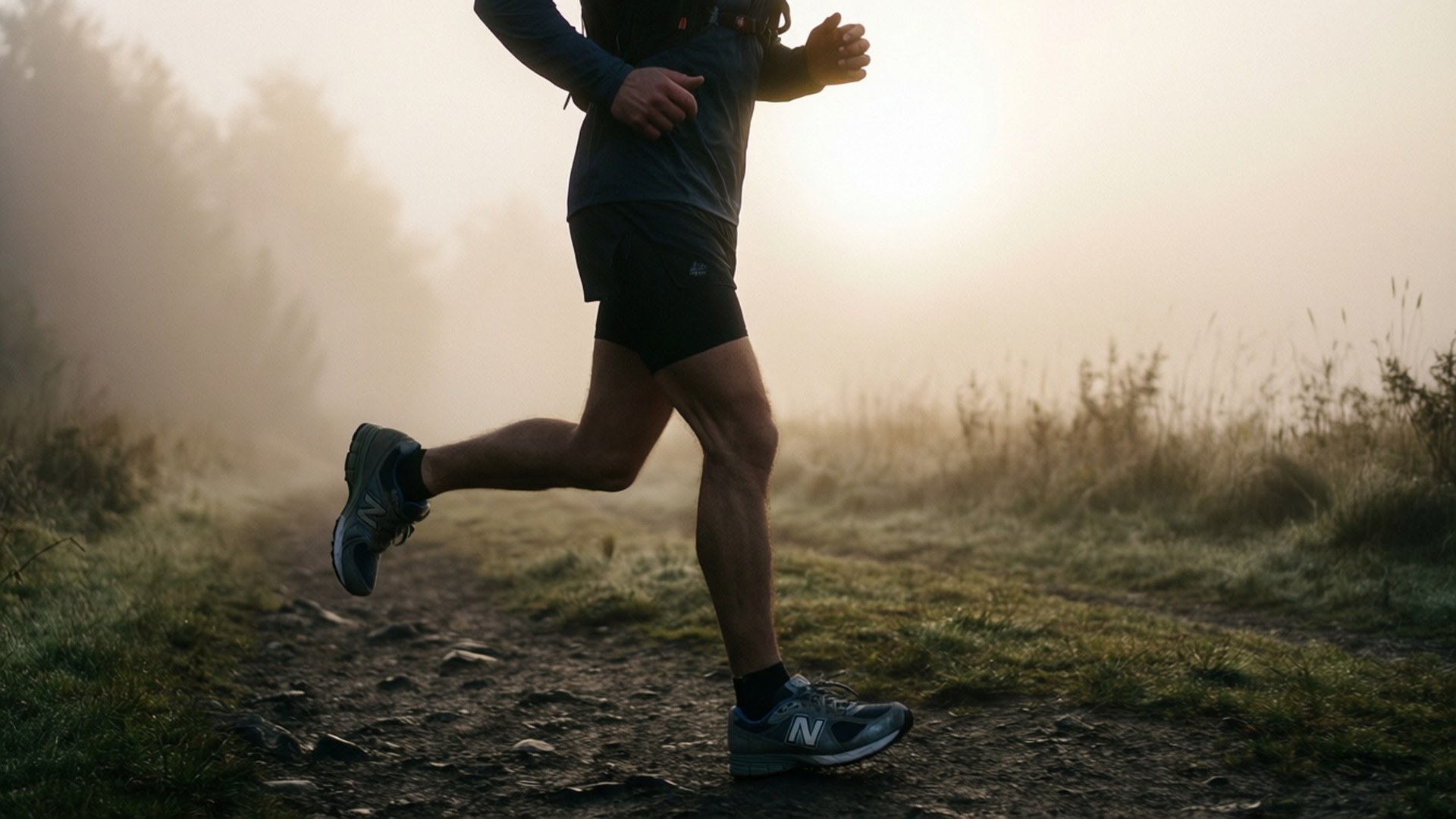 Runner di Sentiero Nebbioso Sfondi