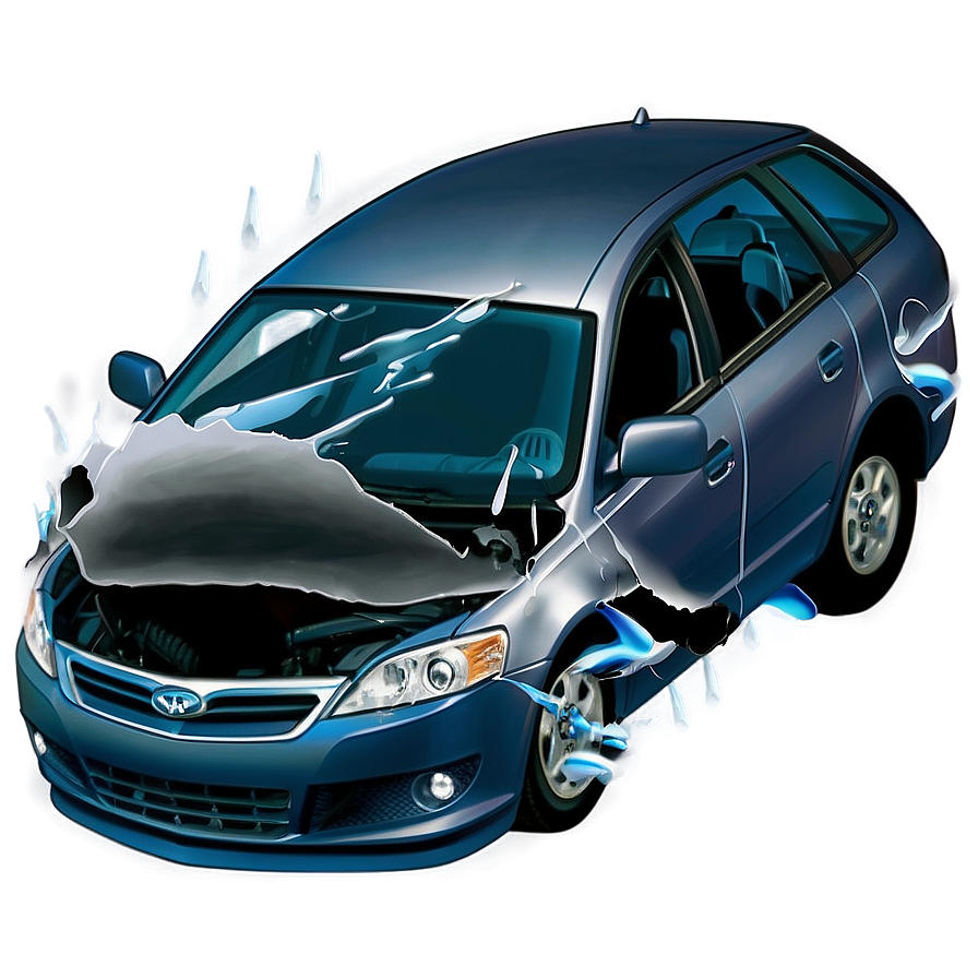 Foggy Weather Car Crash Png Gjo PNG