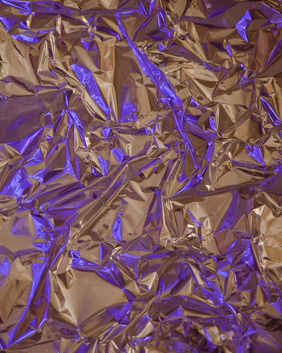 Shiny Foil Background Texture