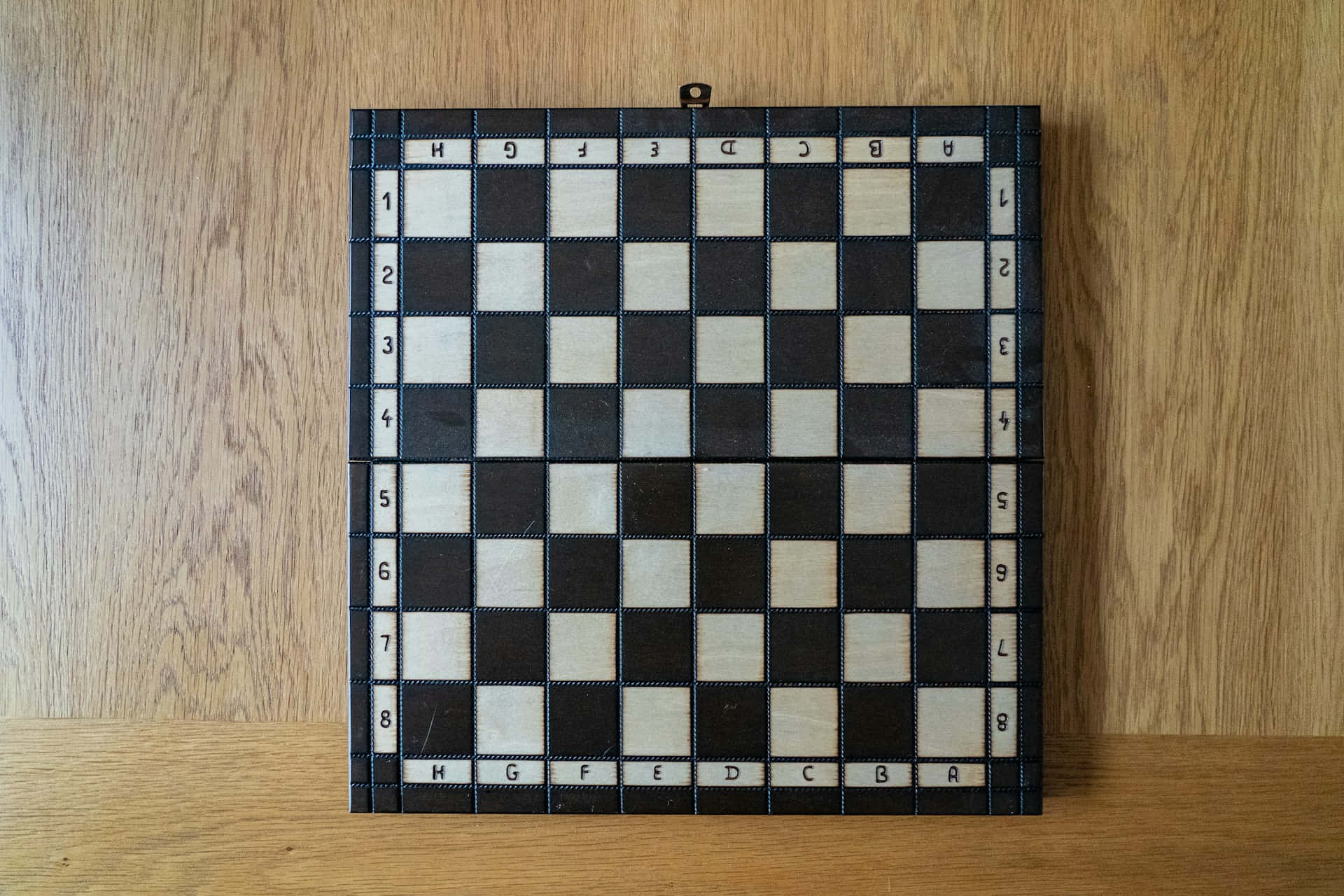 Foldable Checkers Board Wooden Background Wallpaper