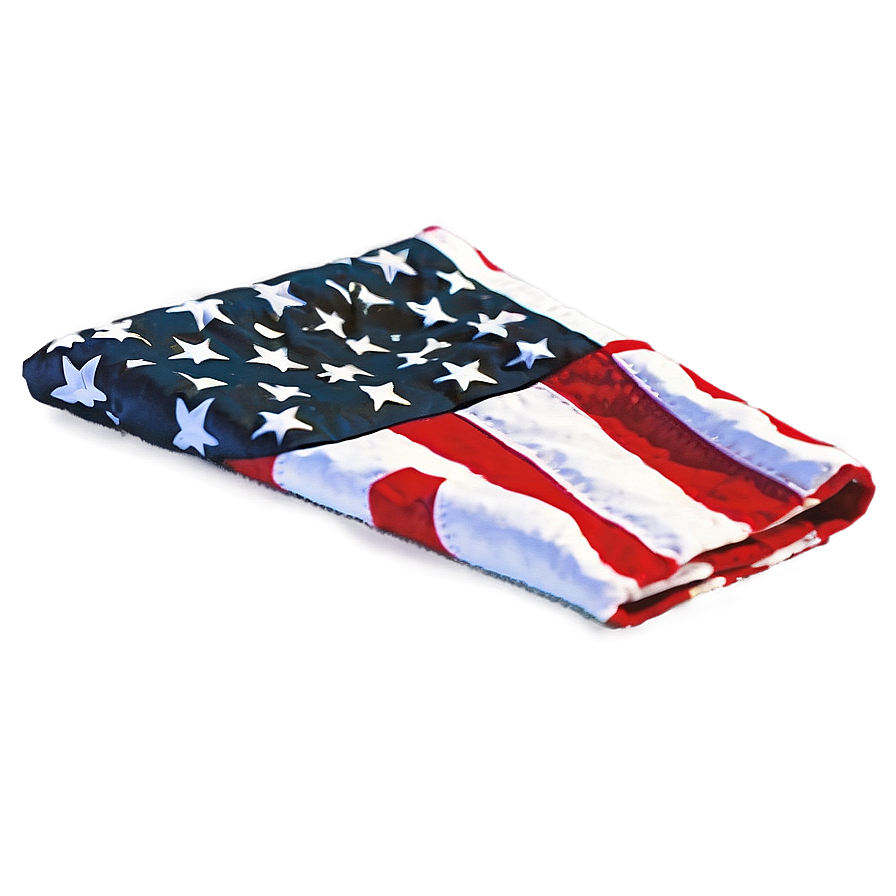 Download Folded American Flag Transparent Png Qpg96 | Wallpapers.com