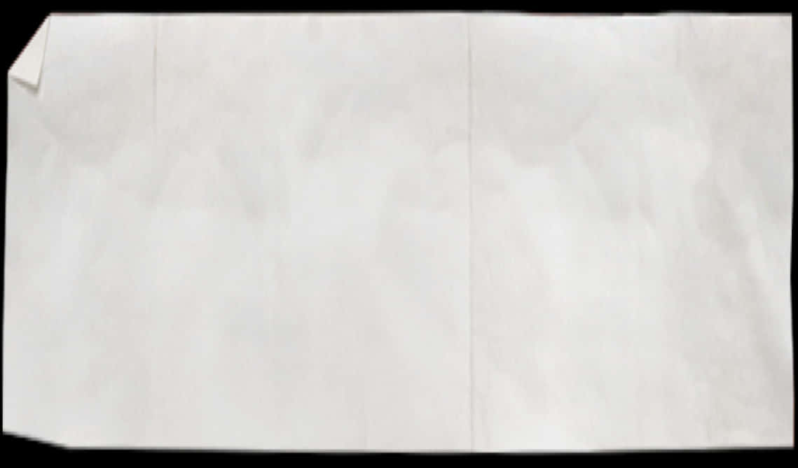 Folded Blank Paper Texture PNG