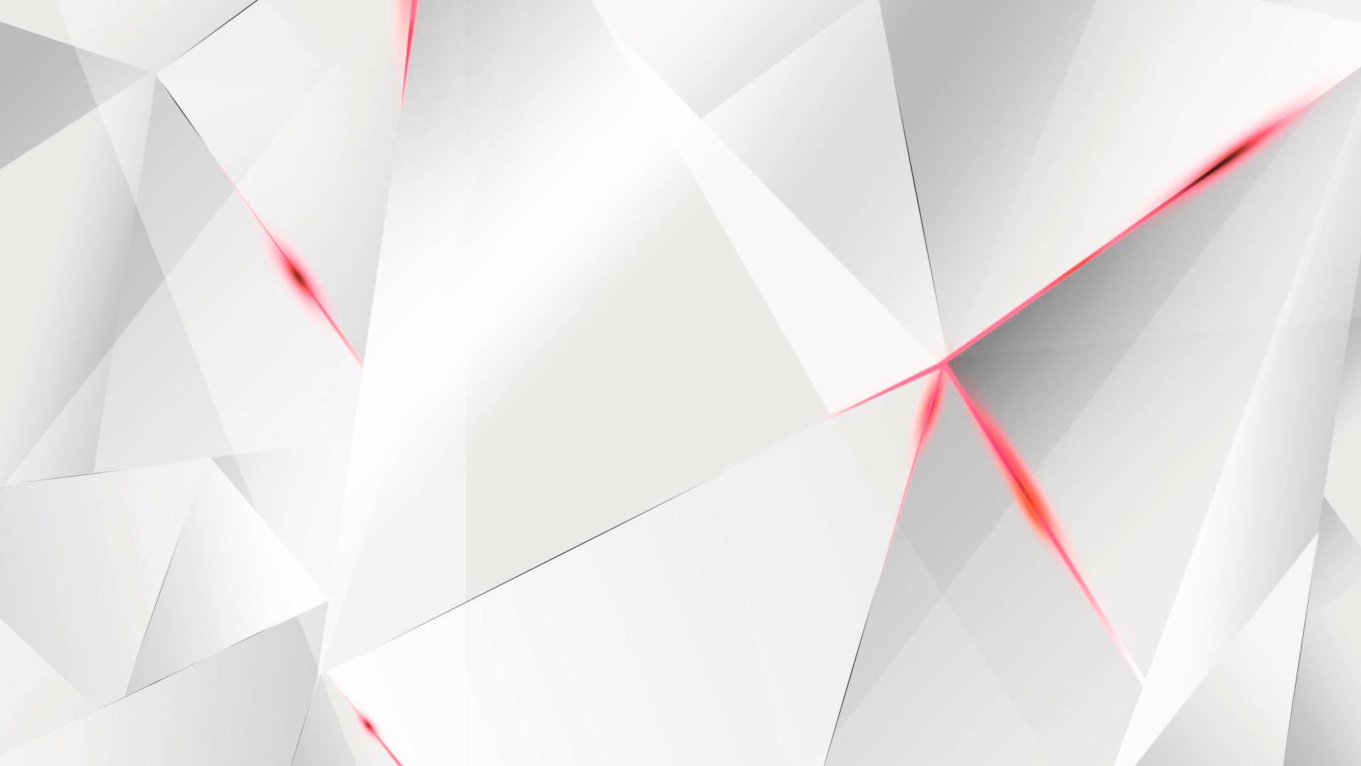 Folded Shape Red And White Wallpaper
