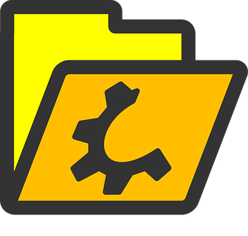 Folder Settings Icon PNG