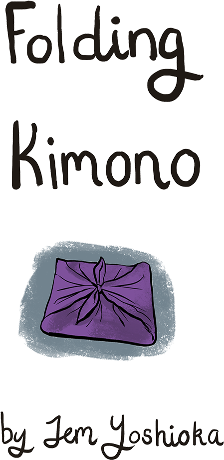 Folding Kimono Illustration PNG