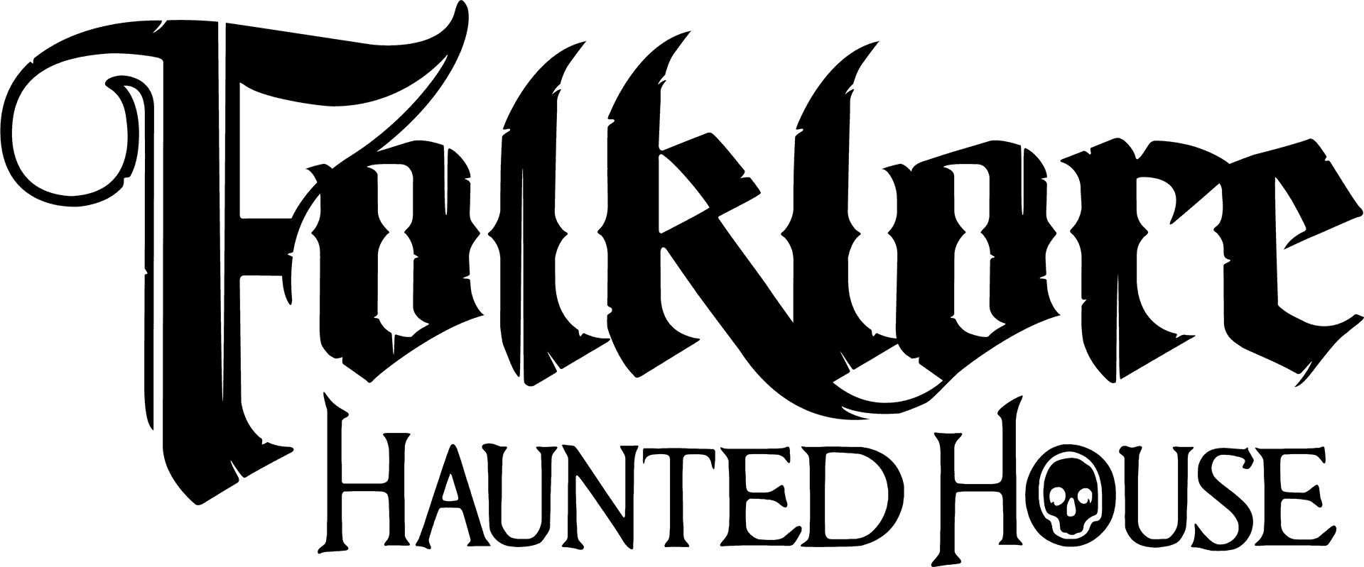 Folklore Haunted House Logo PNG