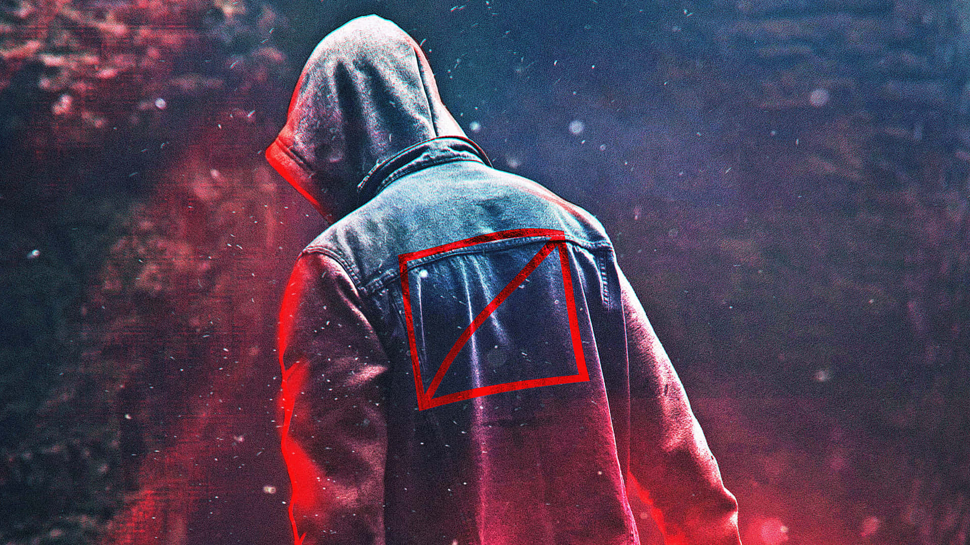 Following Man With Hoodie Wallpaper