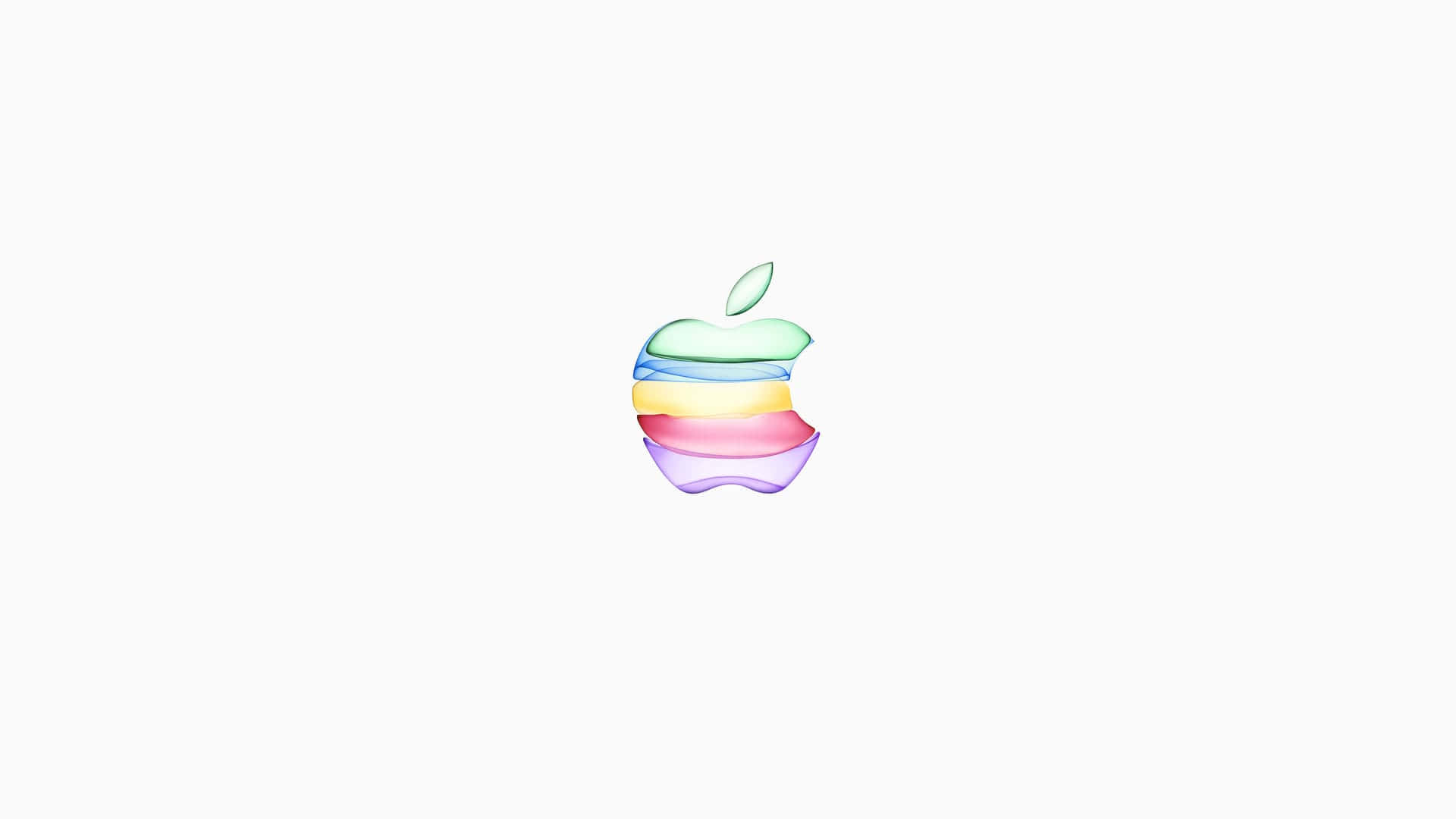 Fondocon Elegante Logo Di Apple