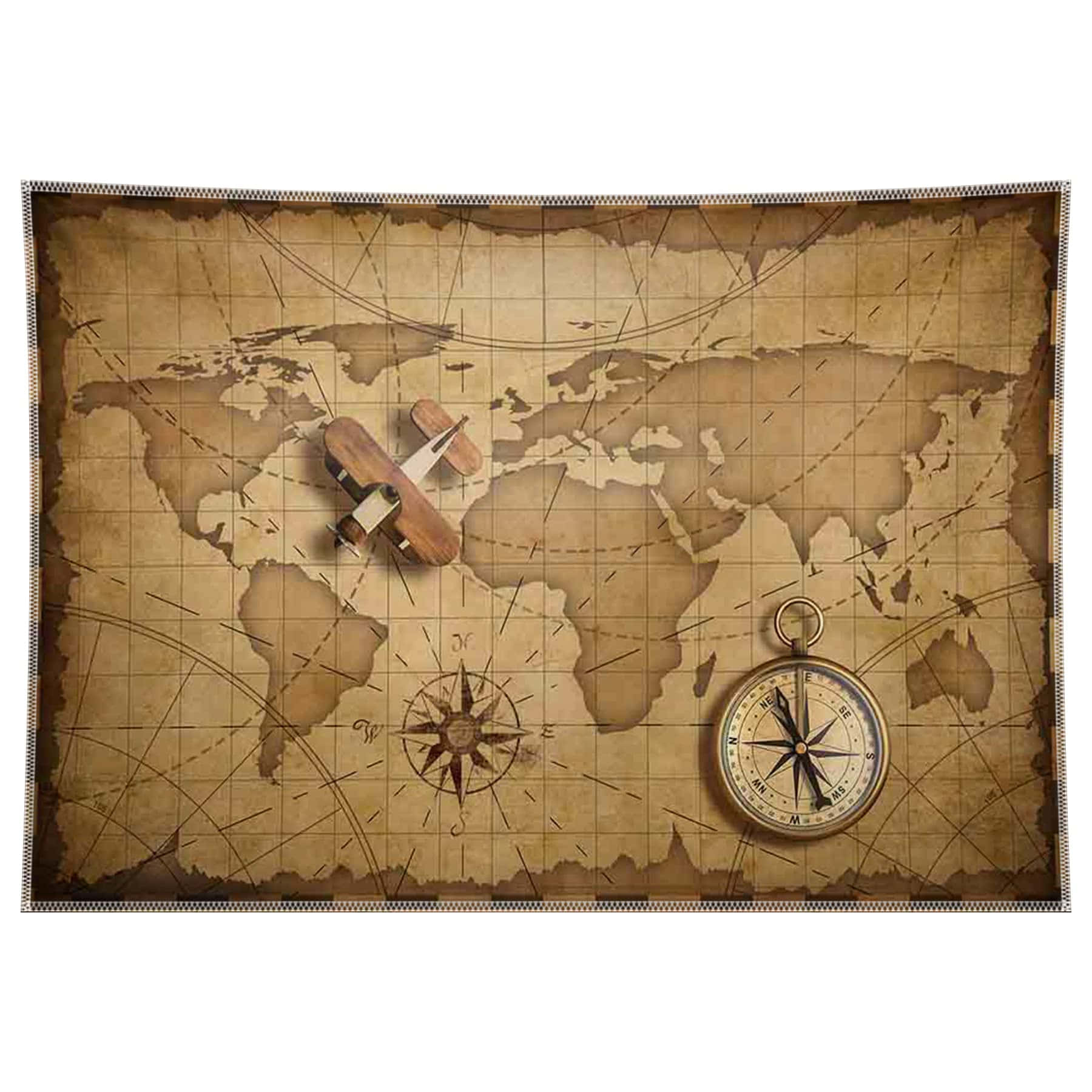 Fondode Pantalla Con Mapa Del Mundo.