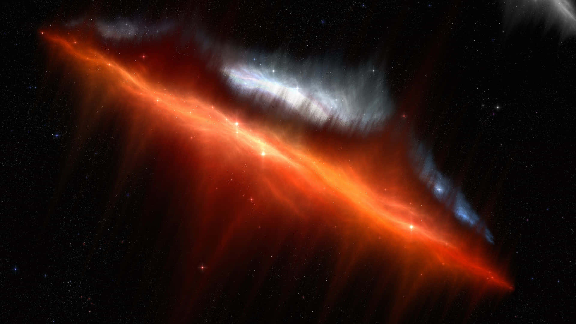 Fondode Pantalla De La Galaxia Negra: Una Vista Impresionante Del Cosmos.