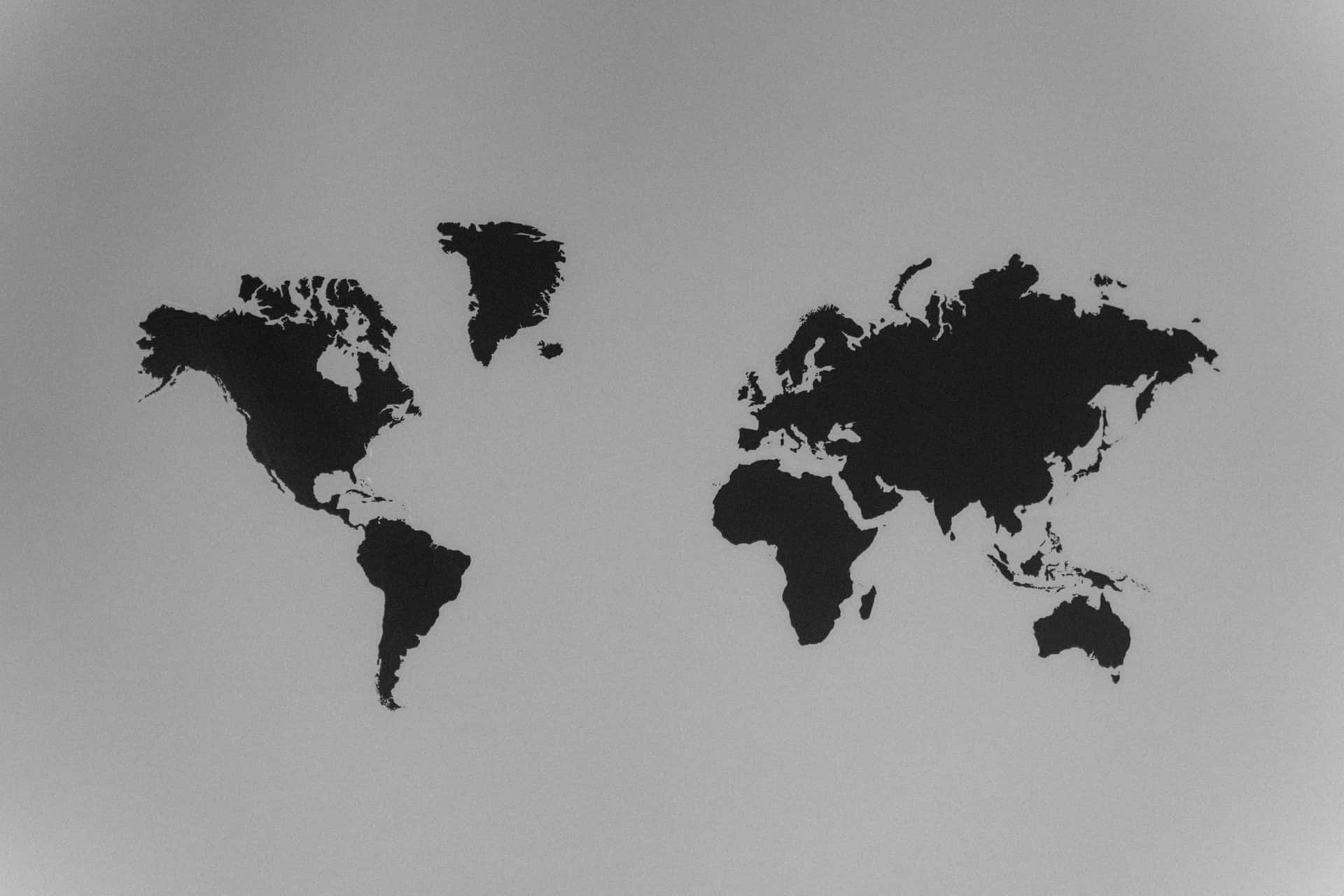 Fondode Pantalla De Mapa Del Mundo.