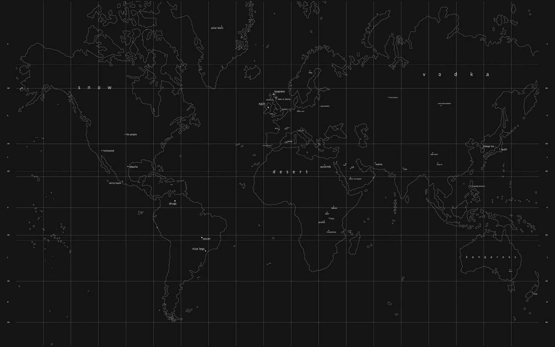 Fondode Pantalla De Mapa Mundial