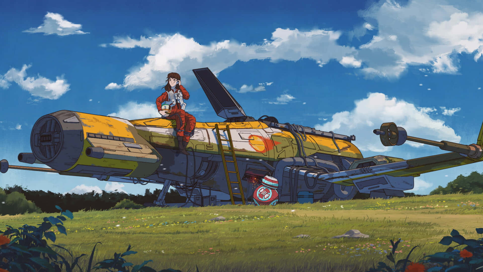 Fondode Pantalla De Studio Ghibli Con Resolución De 3840 X 2160.