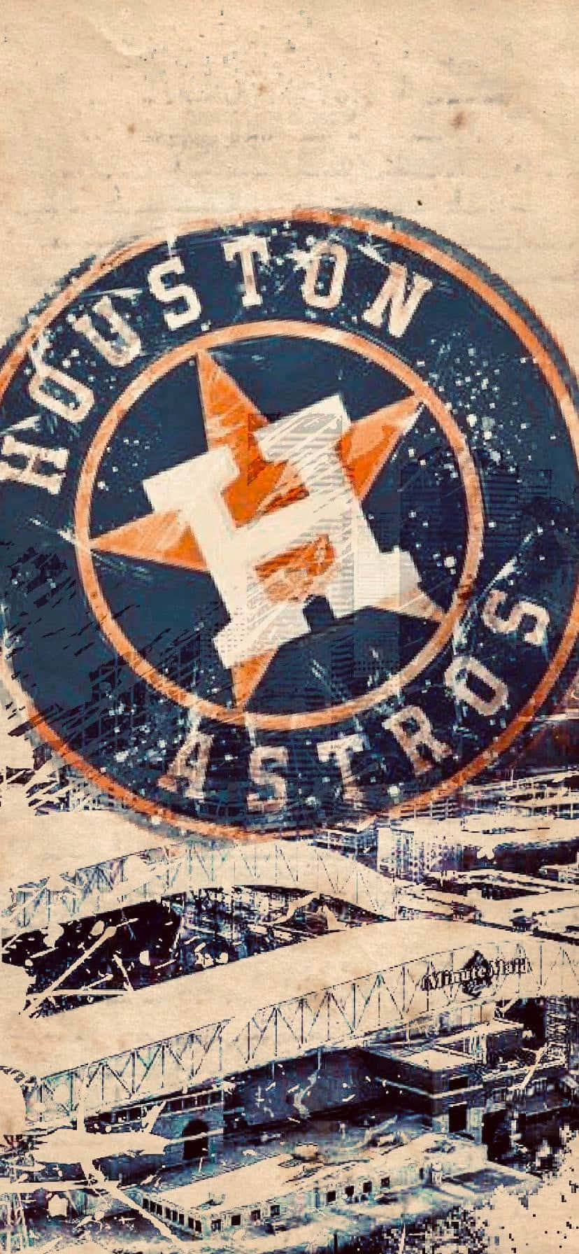 Fondode Pantalla Del Logotipo Del Equipo Houston Astros