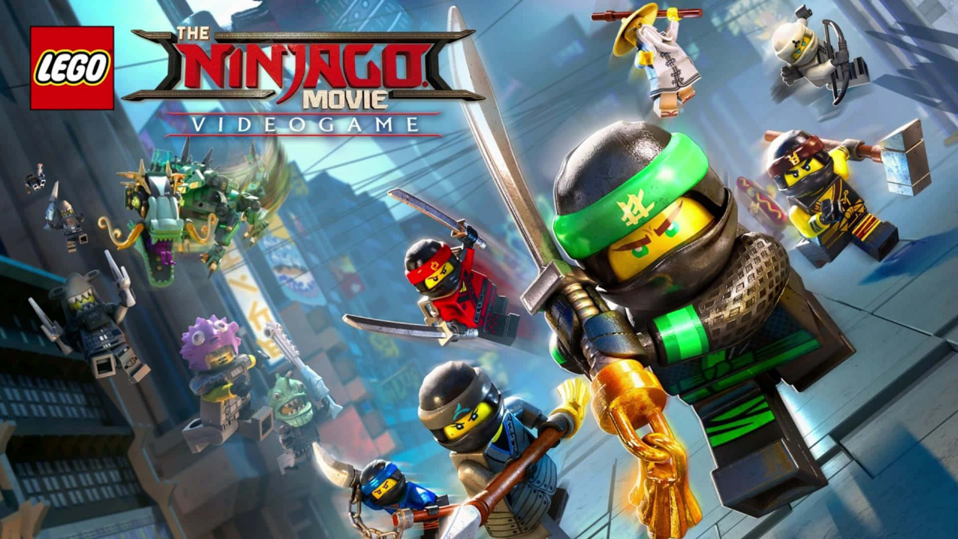 Fondode Pantalla Emocionante De Ninjago Maestros De Spinjitzu.