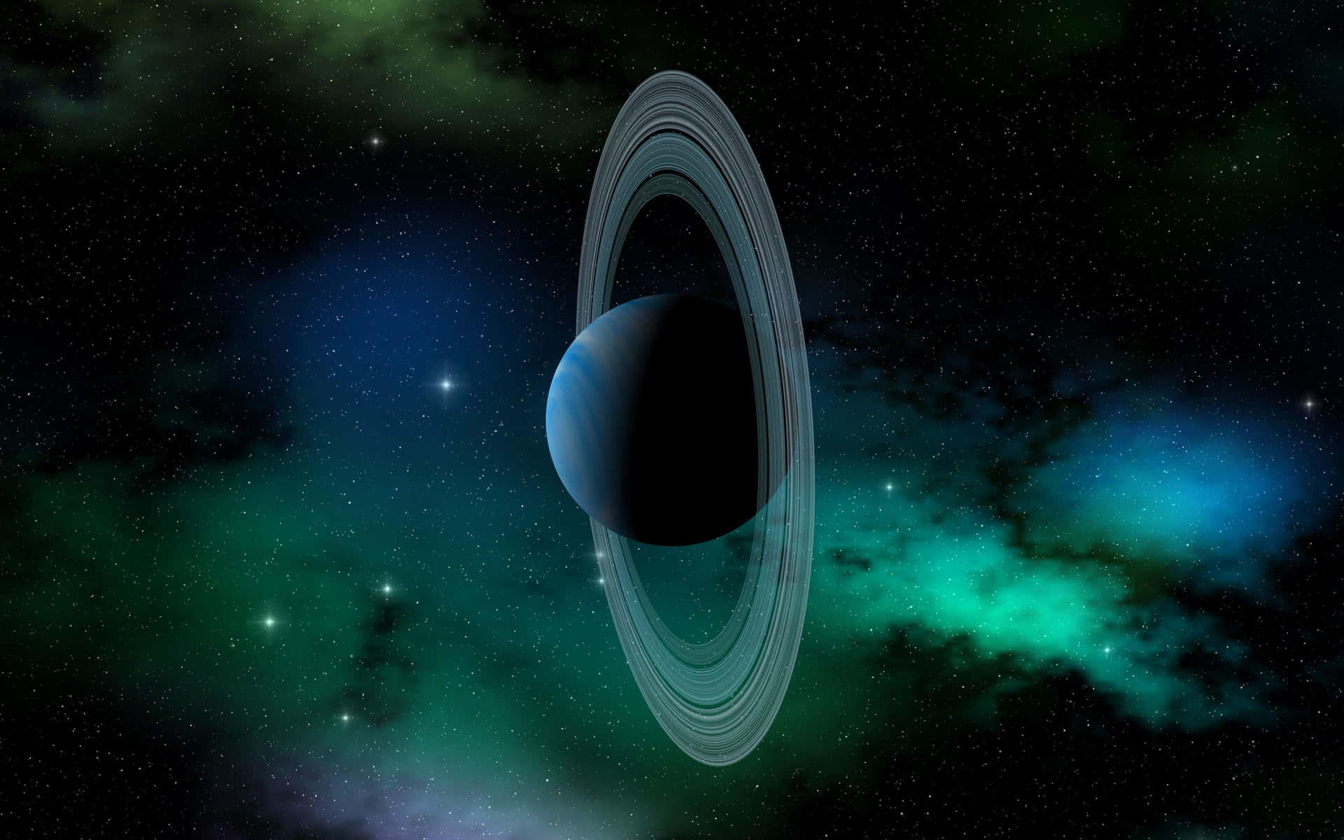 Fondode Pantalla: Impresionante Vista Del Gigante De Hielo Urano