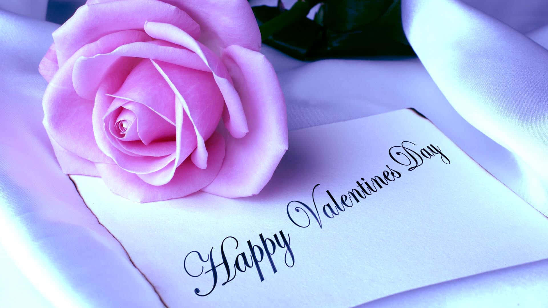 Fondode Pantalla Romántico Para El Día De San Valentín Con Globos En Forma De Corazón