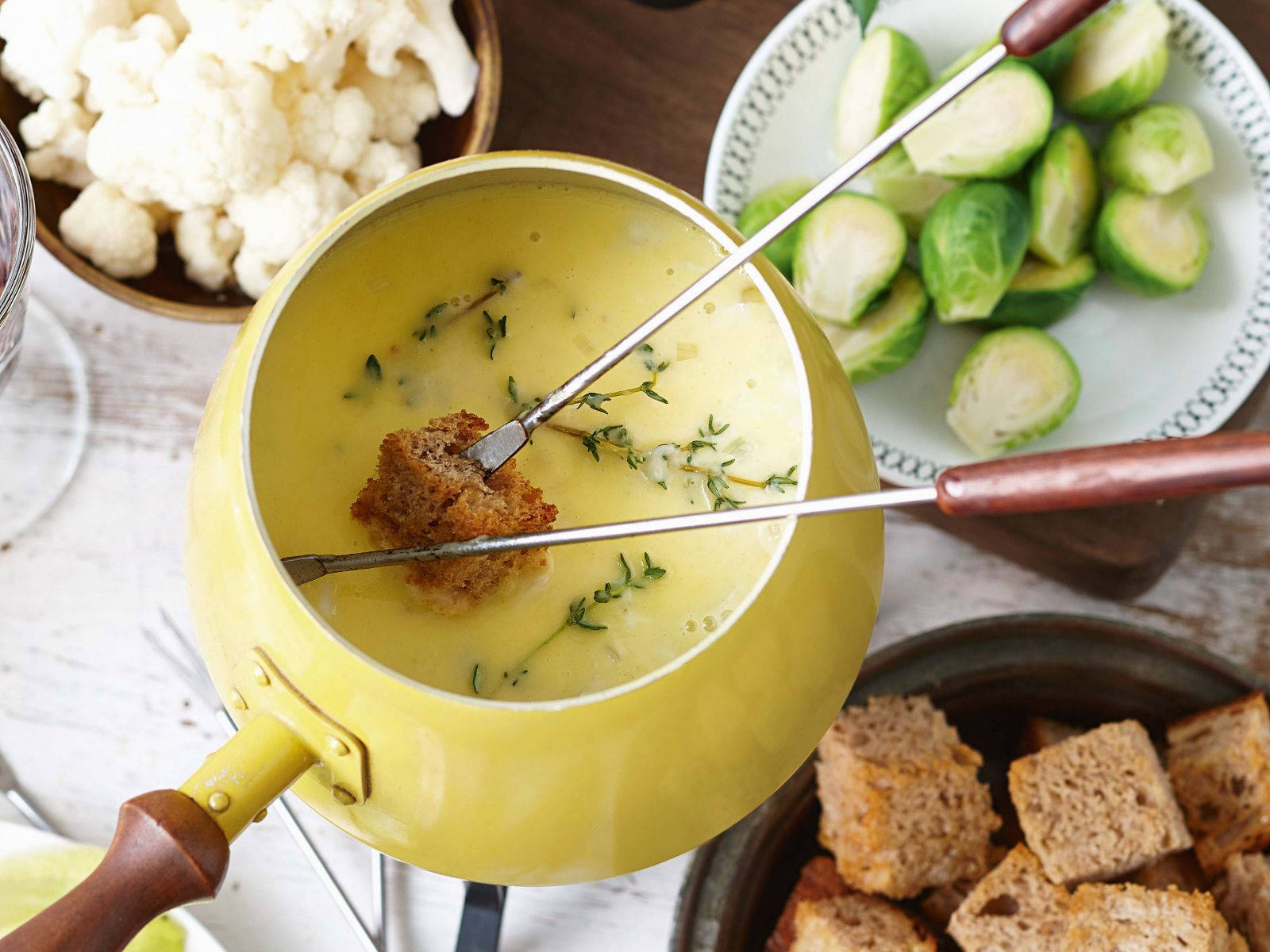 Delicious Brussels Sprouts Fondue Wallpaper