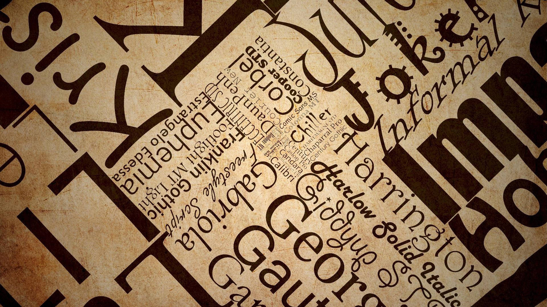TYPOGRAPHY Wallpaper By Skinwall