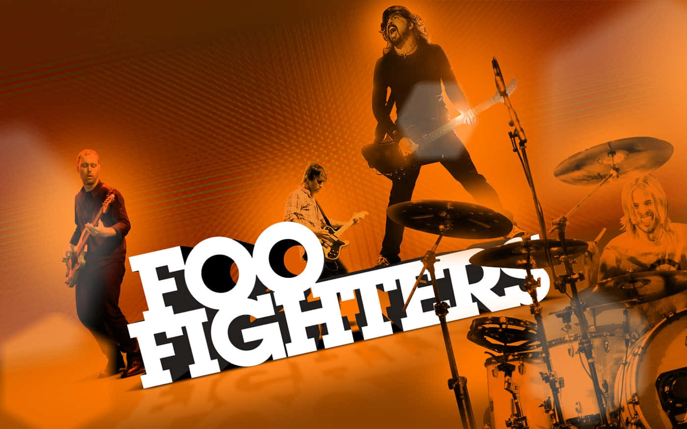 Foo Fighters Band Performance Wallpaper